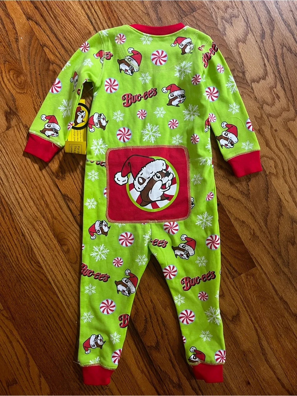 NWT BUC-EE’S Toddler Footless Christmas Pajamas